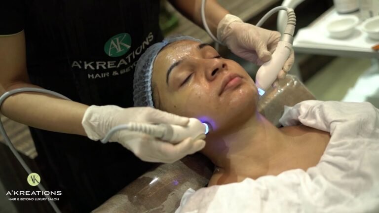 Facial Treatment Using Thalgo iBeauty Device at Our salon in Mumbai