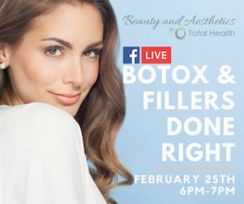 Botox & Fillers Done Right, Facebook Live Event
