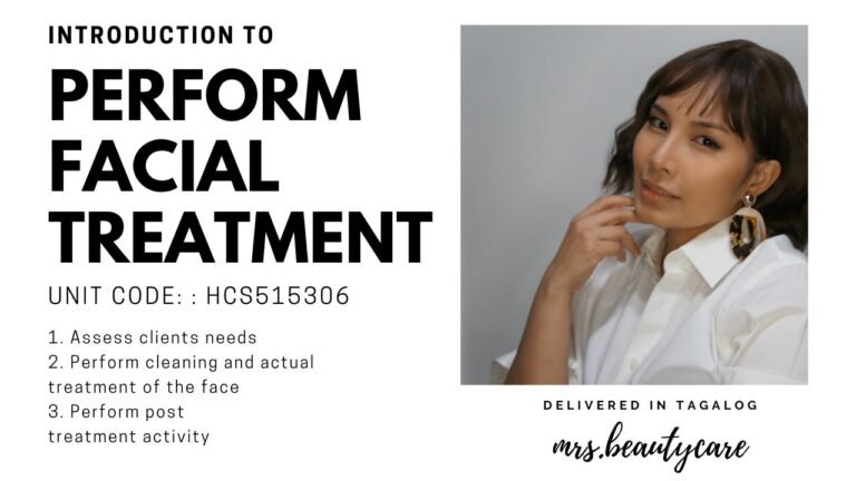 INTRODUCTION TO PERFORM FACIAL TREATMENT