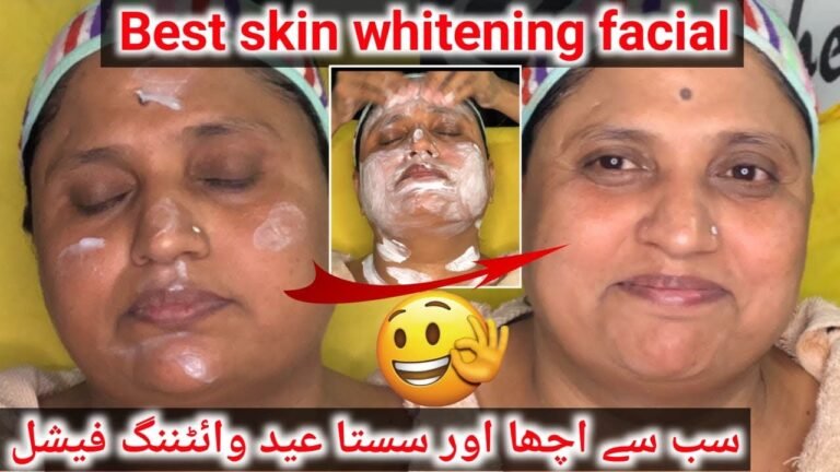 Best affordable skin whitening facial in summer for Eid || Hd glow skin whitening parlour facial