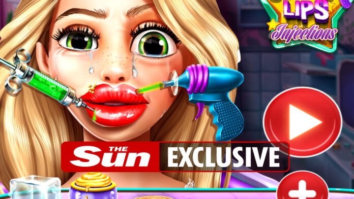 Disturbing new video game has kids book in for lip fillers and plastic surgery
