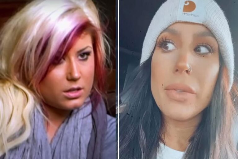 Teen Mom Chelsea Houska looks unrecognizable with pink hair and thin lips in resurfaced pic before ‘botched fillers’