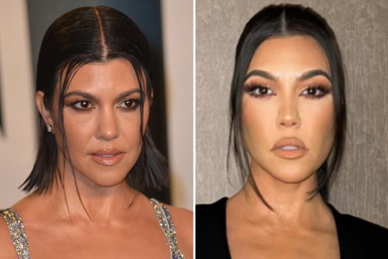 Kourtney Kardashian slammed for ‘photoshopping’ sexy pic in jumpsuit as fans insist ‘she does not look like that’