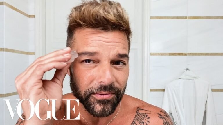 Ricky Martin's Daily Skin-Care and Wellness Routine | Beauty Secrets | Vogue