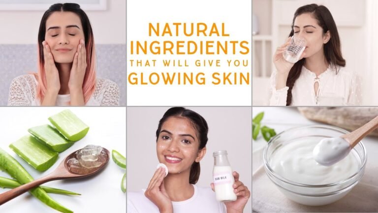 The Most Common Natural Ingredients For Glowing Skin | Glamrs Skin Care Secrets