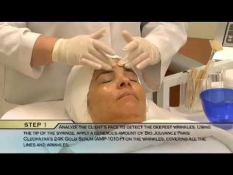 Cleopatra's 24k Gold Treatment (OFFICIAL Bio Jouvance Signature Facial Treatment Video)