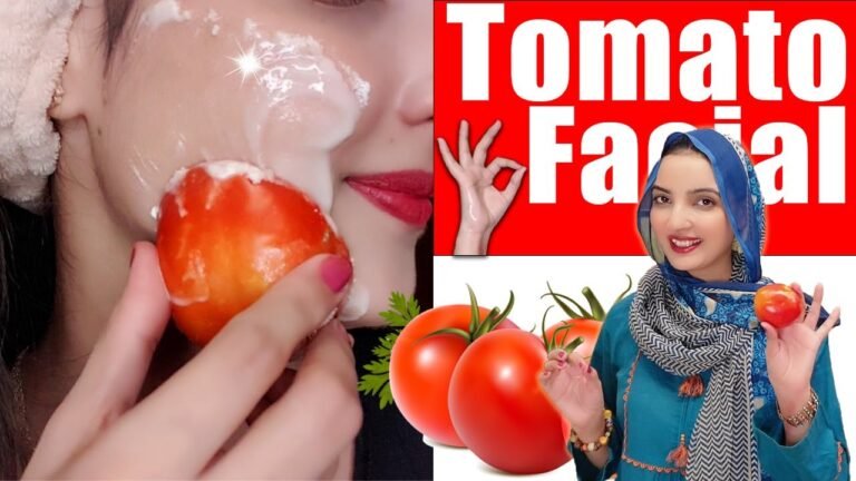 Eid Tomato 🍅 Facial 100% Results Easy Step for Skin Brightening