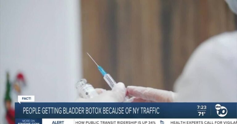 Wealthy New Yorkers getting bladder botox?