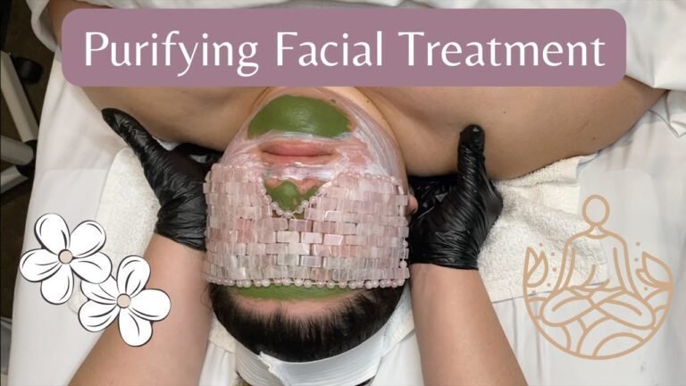 Purifying Facial | Acne and Blemish Treatment | Clay Mask #skincare #facial