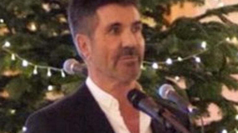 Simon Cowell looks unrecognisable in Christmas Carol photos