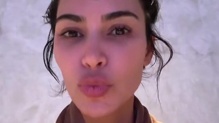 Kim Kardashian reveals her ‘face age’ in new make-up free TikTok after star accused of having ‘secret plastic surgery’